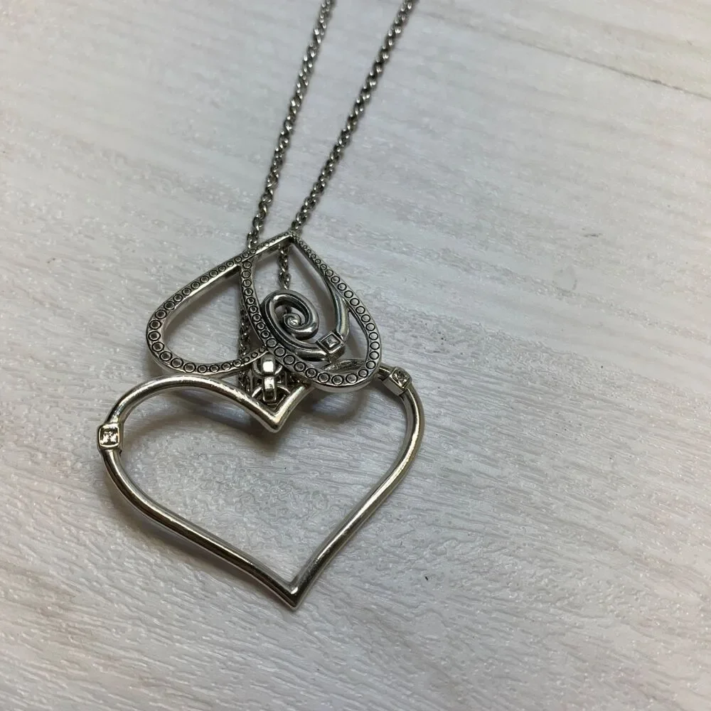 Brighton Celestia Love  Crystal Heart‎ Pendant Necklace